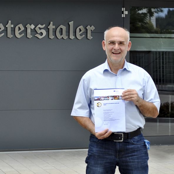 Peterstaler erhält Auszeichnung für Arbeitssicherheit