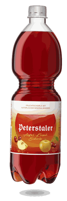 Flaschenabbildung Peterstaler Apfel-Kirsch-Schorle