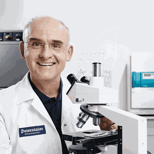 Leiter der Qualitätssicherung Thomas Lehmann im Labor